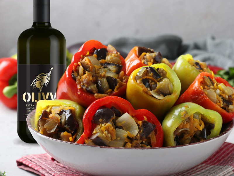 Zeytinyağlı Biber Dolması Tarifi